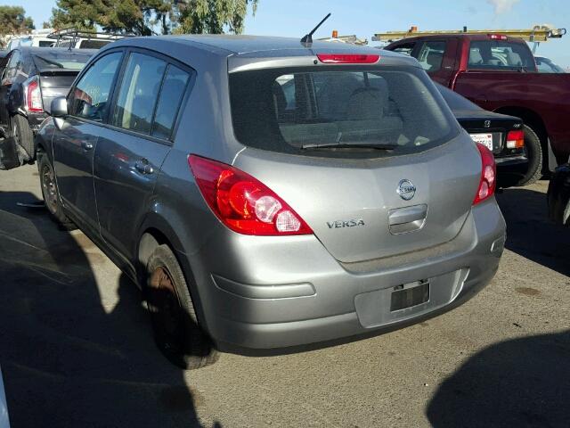 3N1BC1CP7CK815469 - 2012 NISSAN VERSA S GRAY photo 3