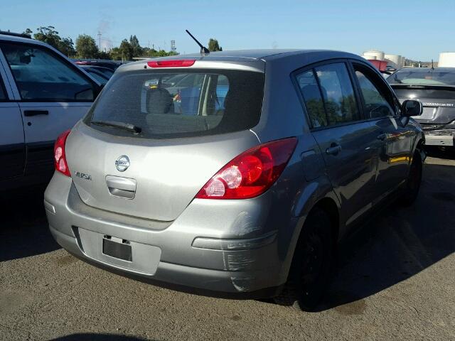 3N1BC1CP7CK815469 - 2012 NISSAN VERSA S GRAY photo 4