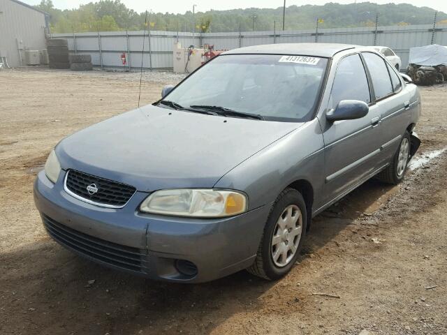 3N1CB51D31L476286 - 2001 NISSAN SENTRA CHARCOAL photo 2