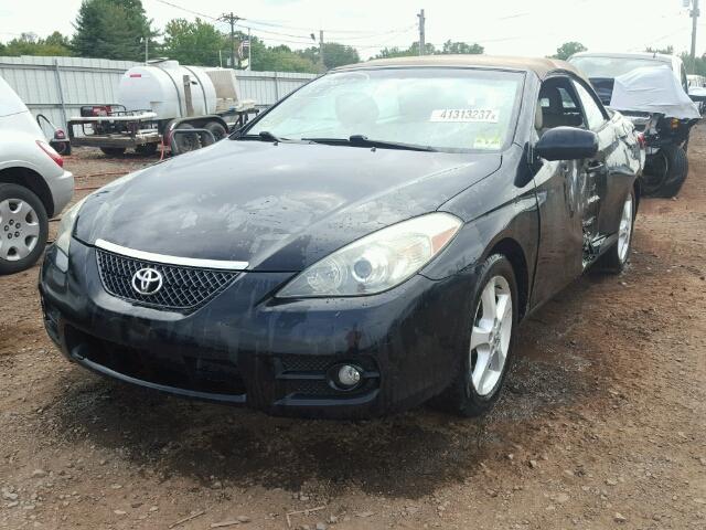 4T1FA38P77U123027 - 2007 TOYOTA CAMRY SOLA BLACK photo 2