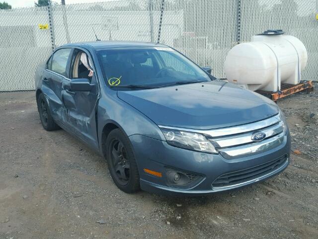 3FAHP0HA3BR257108 - 2011 FORD FUSION SE BLUE photo 1