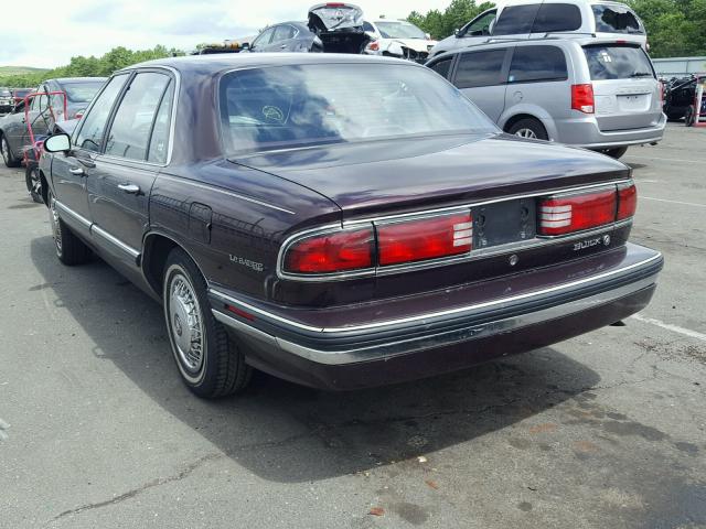 1G4HP52L6SH424463 - 1995 BUICK LESABRE CU BLACK photo 3