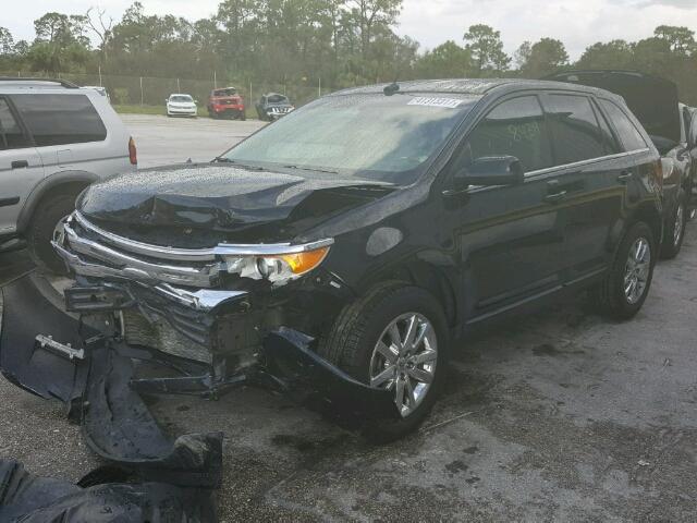 2FMDK3KCXDBB02328 - 2013 FORD EDGE BLACK photo 2