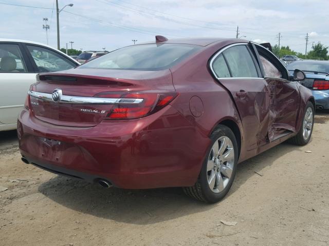 2G4GK5EXXG9129662 - 2016 BUICK REGAL 栗色 照片 4