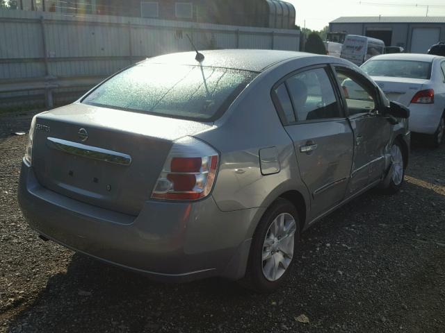 3N1AB6APXAL704579 - 2010 NISSAN SENTRA 2.0 GRAY photo 4