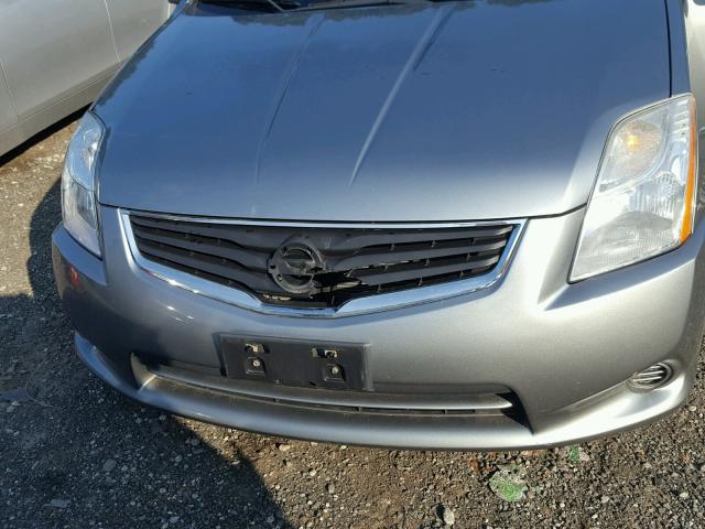 3N1AB6APXAL704579 - 2010 NISSAN SENTRA 2.0 GRAY photo 7