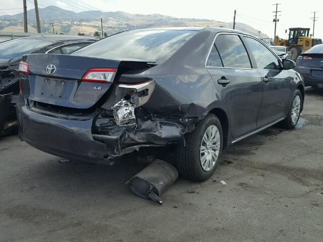 4T1BF1FK1CU051943 - 2012 TOYOTA CAMRY BASE CHARCOAL photo 4