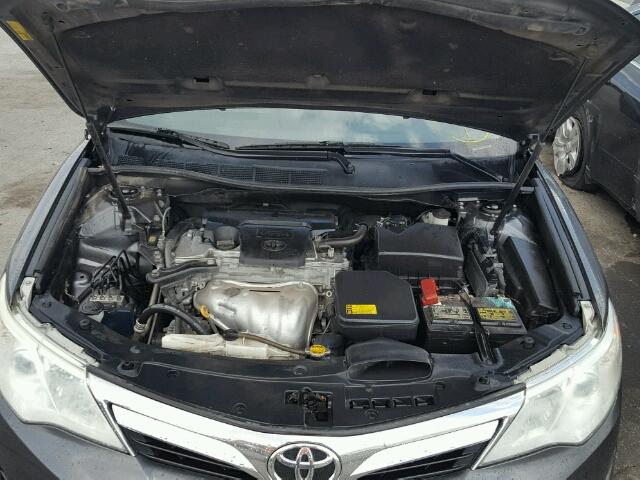 4T1BF1FK1CU051943 - 2012 TOYOTA CAMRY BASE CHARCOAL photo 7