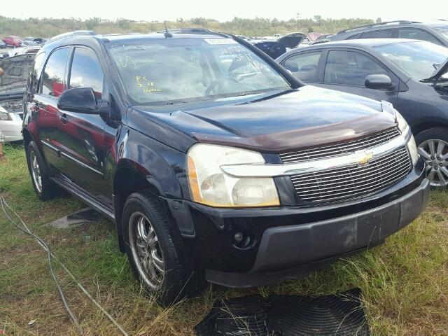 2CNDL73FX66115525 - 2006 CHEVROLET EQUINOX BLACK photo 1