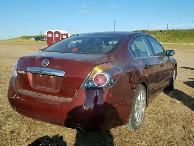 1N4AL2APXCN512445 - 2012 NISSAN ALTIMA BURGUNDY photo 4