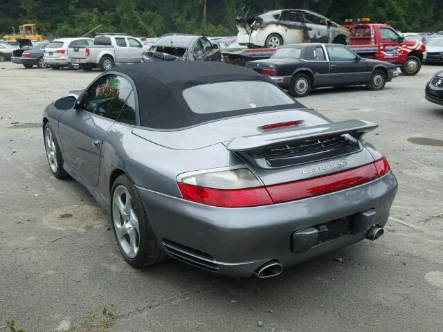 WP0CA29914S651509 - 2004 PORSCHE 911 CARRER SILVER photo 3