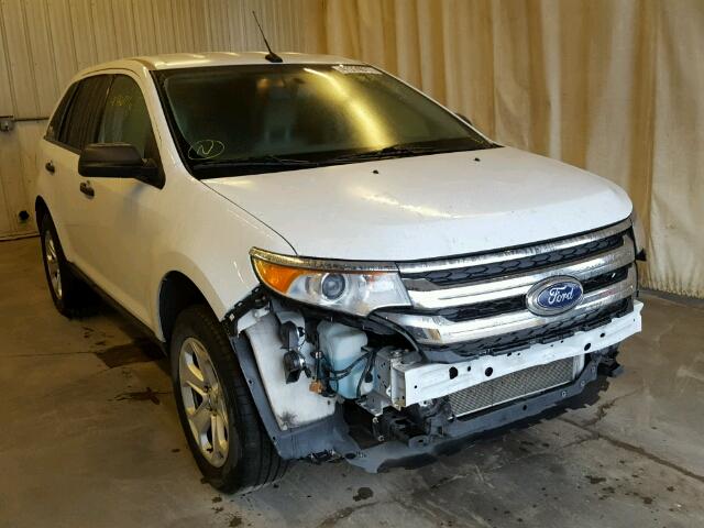 2FMDK4GC3EBA47284 - 2014 FORD EDGE WHITE photo 1