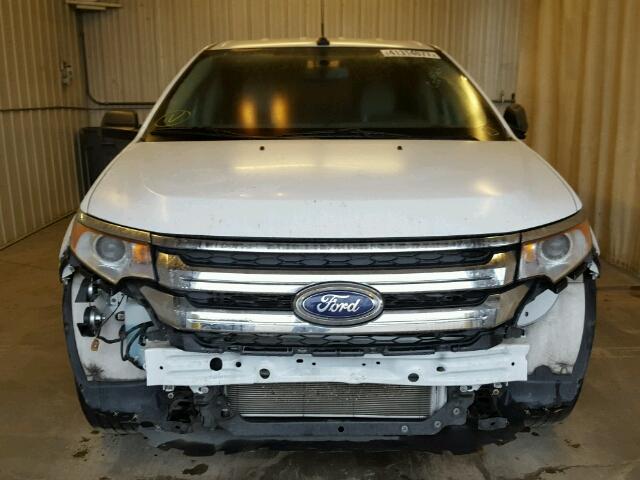 2FMDK4GC3EBA47284 - 2014 FORD EDGE WHITE photo 9