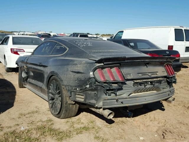 1FA6P8CF5F5412758 - 2015 FORD MUSTANG GT BLACK photo 3