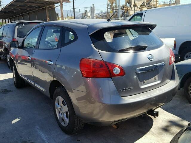 JN8AS5MT9DW522603 - 2013 NISSAN ROGUE S GRAY photo 3