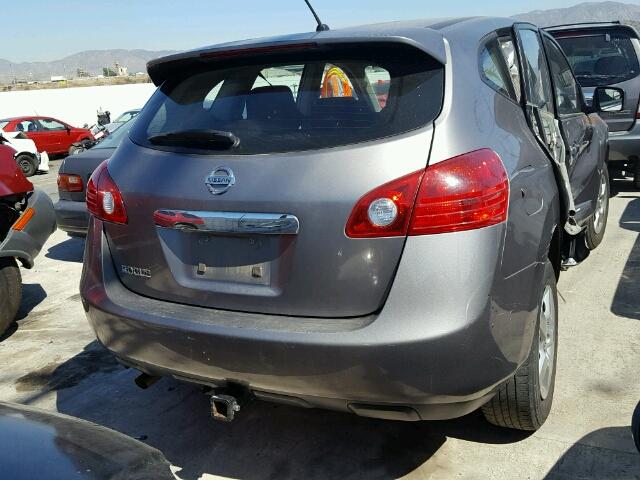 JN8AS5MT9DW522603 - 2013 NISSAN ROGUE S GRAY photo 4