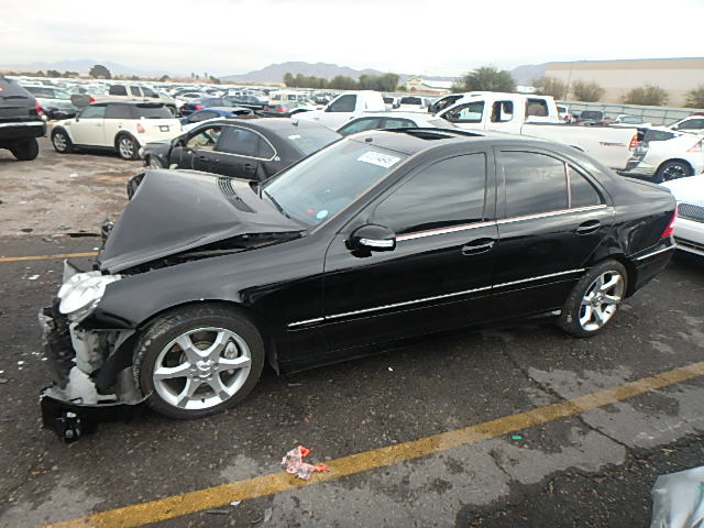 WDBRF52H97A953959 - 2007 MERCEDES-BENZ C 230 BLACK photo 10