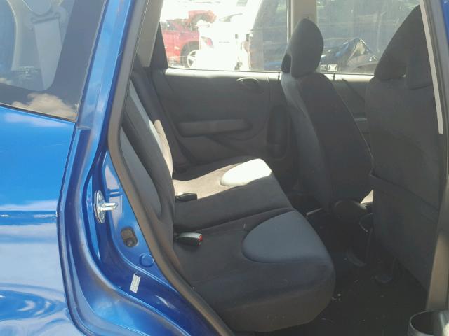 JHMGD38617S033230 - 2007 HONDA FIT S 蓝色 照片 6