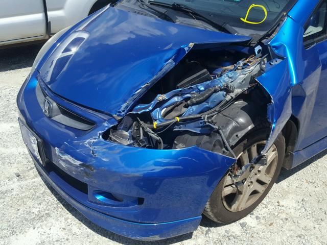 JHMGD38617S033230 - 2007 HONDA FIT S 蓝色 照片 9