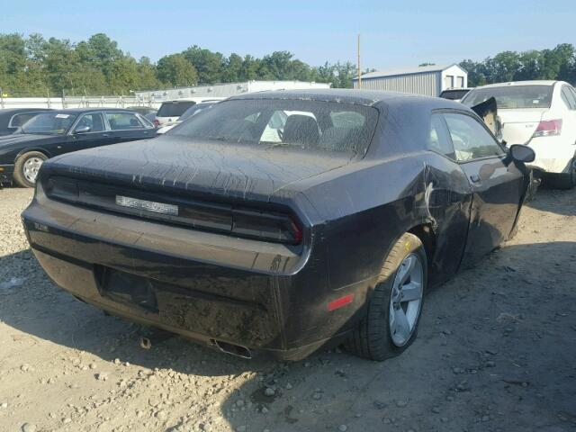 2C3CDYAG5CH259339 - 2012 DODGE CHALLENGER BLACK photo 4