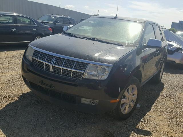 2LMDU88C07BJ18433 - 2007 LINCOLN MKX BLACK photo 2