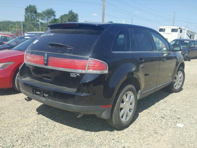 2LMDU88C07BJ18433 - 2007 LINCOLN MKX BLACK photo 4