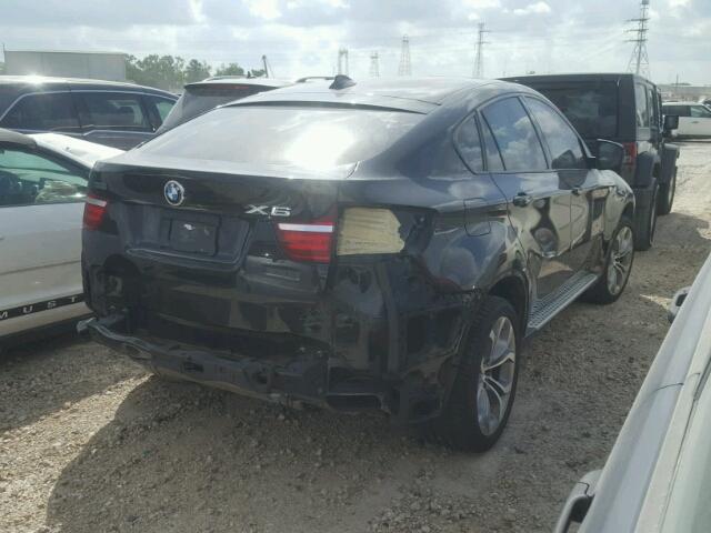 5UXFG8C51DL591440 - 2013 BMW X6 XDRIVE5 BLACK photo 4
