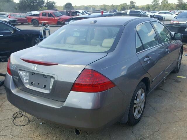 1HGCM56836A184561 - 2006 HONDA ACCORD EX GRAY photo 4