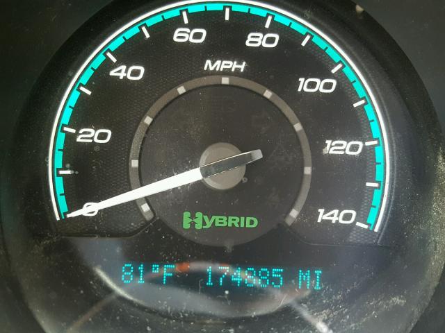 1G1ZF57568F286720 - 2008 CHEVROLET MALIBU HYB CHARCOAL photo 8