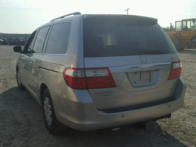 5FNRL38827B061016 - 2007 HONDA ODYSSEY TO SILVER photo 3