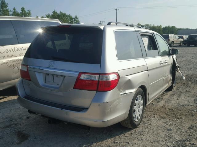 5FNRL38827B061016 - 2007 HONDA ODYSSEY TO SILVER photo 4