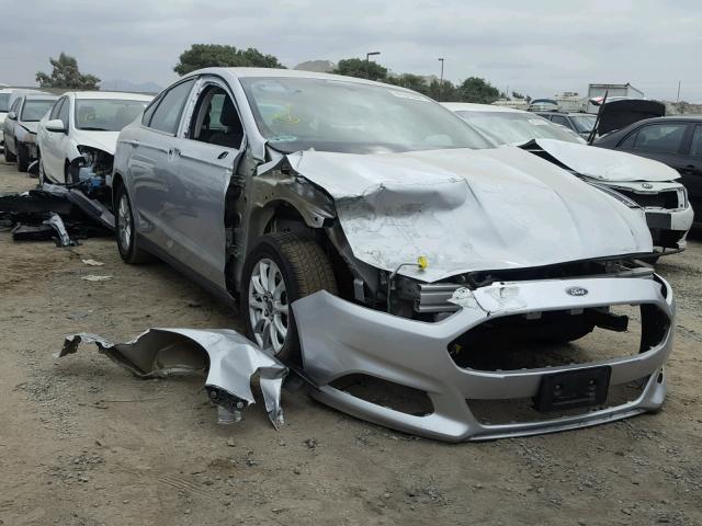 3FA6P0G74GR173271 - 2016 FORD FUSION S SILVER photo 1