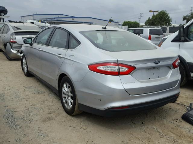 3FA6P0G74GR173271 - 2016 FORD FUSION S SILVER photo 3