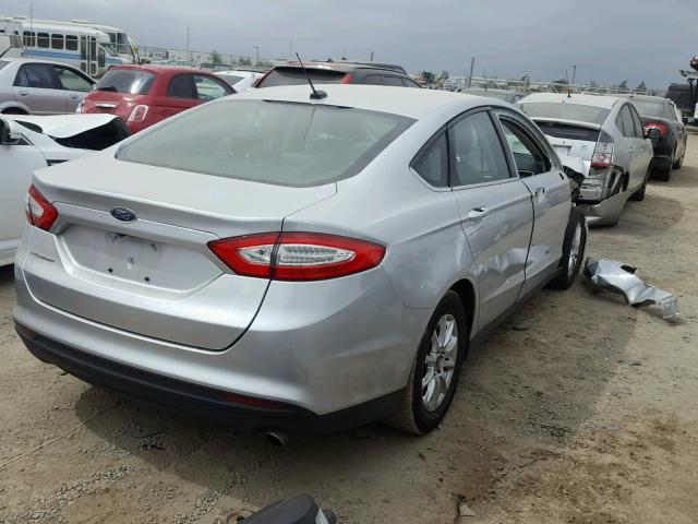 3FA6P0G74GR173271 - 2016 FORD FUSION S SILVER photo 4