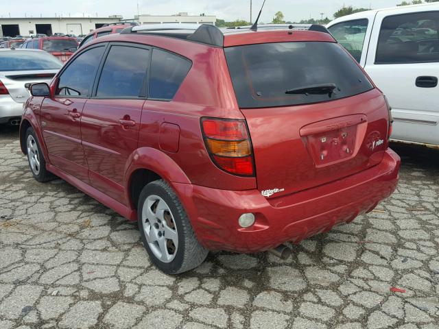 5Y2SL65896Z460313 - 2006 PONTIAC VIBE MAROON photo 3