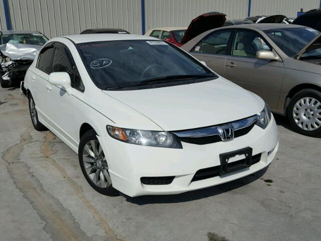 2HGFA1F57AH533753 - 2010 HONDA CIVIC WHITE photo 1