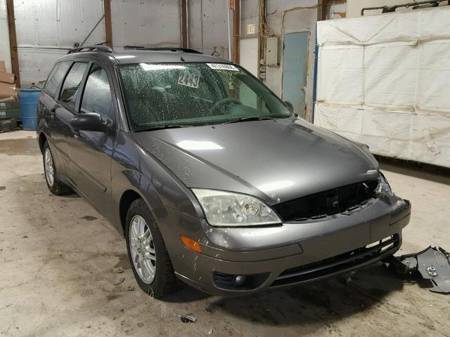 1FAHP36NX7W196707 - 2007 FORD FOCUS ZXW GRAY photo 1