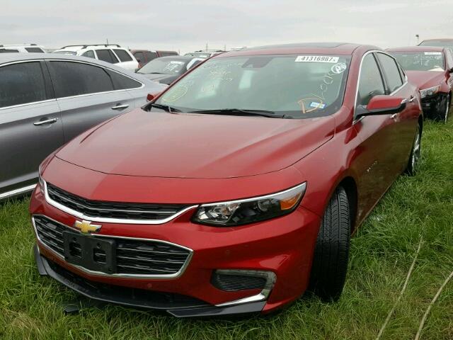 1G1ZH5SX6HF178519 - 2017 CHEVROLET MALIBU წითელი ფოტო 2