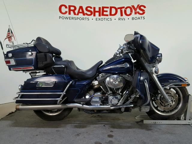 1HD1FLW175Y617407 - 2005 HARLEY-DAVIDSON FLHTCUI SH BLUE photo 1