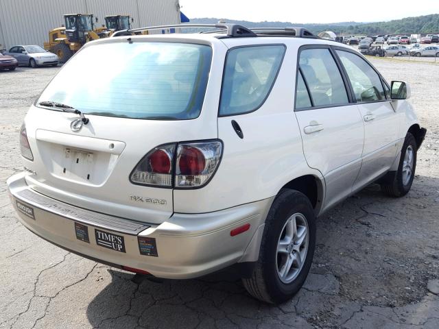 JTJGF10U530156767 - 2003 LEXUS RX 300 WHITE photo 4