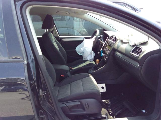 WVWCA7AJ7BW308857 - 2011 VOLKSWAGEN GOLF BLACK photo 5