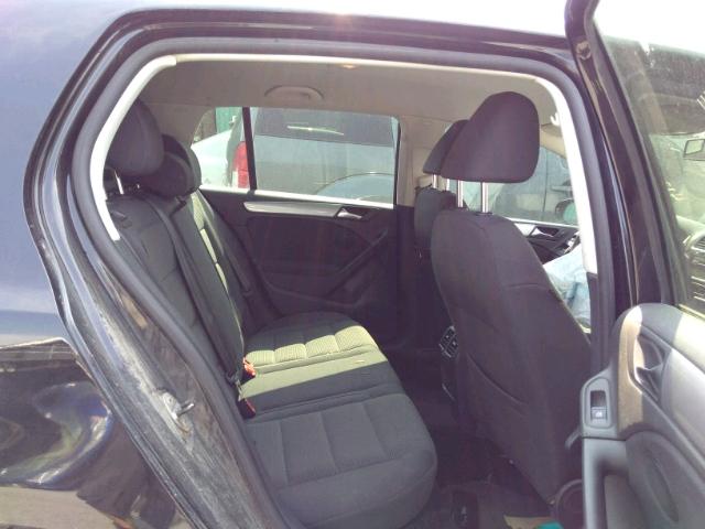 WVWCA7AJ7BW308857 - 2011 VOLKSWAGEN GOLF BLACK photo 6