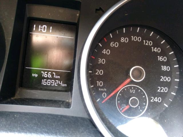 WVWCA7AJ7BW308857 - 2011 VOLKSWAGEN GOLF BLACK photo 8