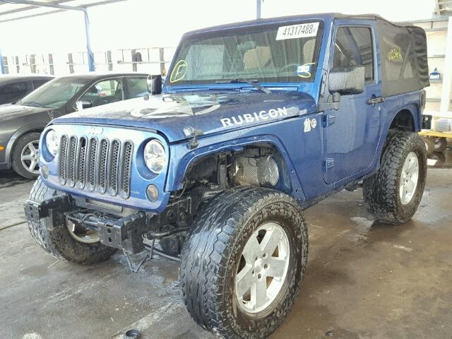 1J4AA5D10AL154753 - 2010 JEEP WRANGLER S BLUE photo 2