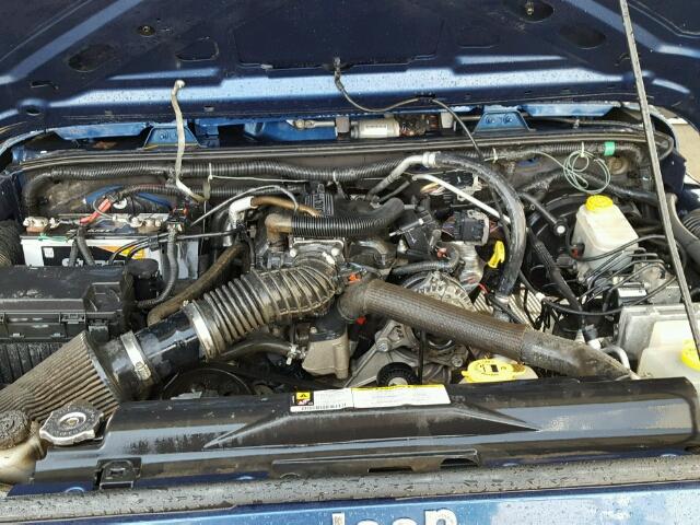 1J4AA5D10AL154753 - 2010 JEEP WRANGLER S BLUE photo 7