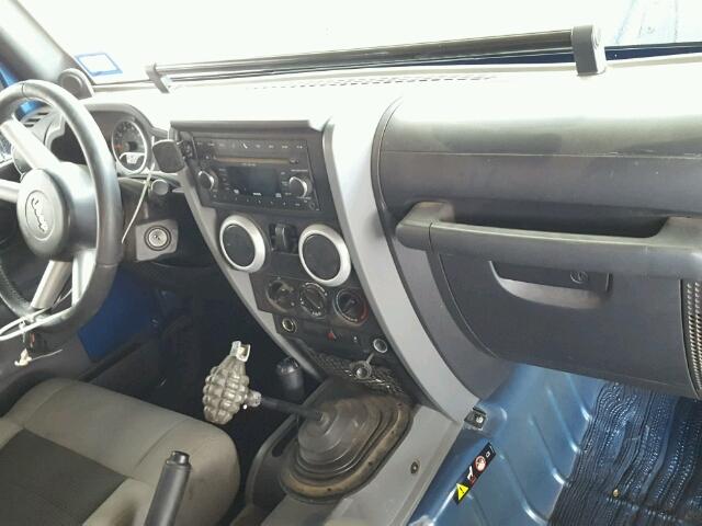 1J4AA5D10AL154753 - 2010 JEEP WRANGLER S BLUE photo 9