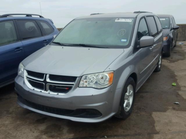 2C4RDGCG0DR553434 - 2013 DODGE GRAND CARA GRAY photo 2