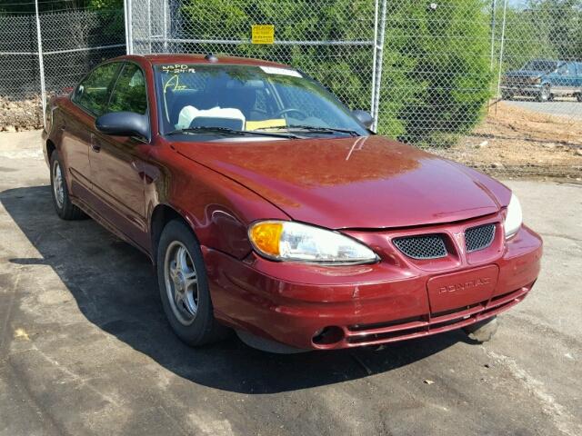 1G2NE52F93C187946 - 2003 PONTIAC GRAND AM S Bordo foto 1