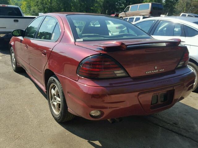 1G2NE52F93C187946 - 2003 PONTIAC GRAND AM S Bordo foto 3