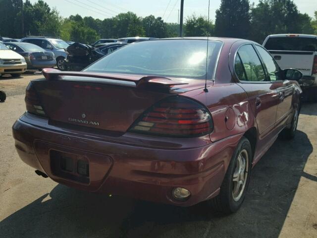 1G2NE52F93C187946 - 2003 PONTIAC GRAND AM S Bordo foto 4